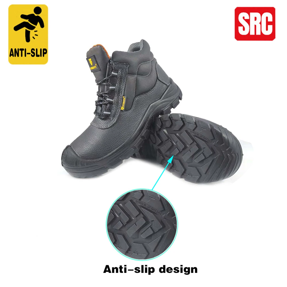 Security High Quality Electrician Work Oil Slip-resistant Diabetic En345 Rubber Soft Sole Safety Shoes  Boots for Workers
