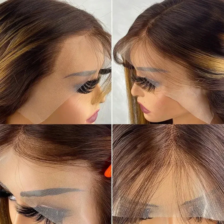 Bob Wigs Human Hair 13X4 Lace Straight Brazilian Wigs 100% Human Hair Quality_voghion.com