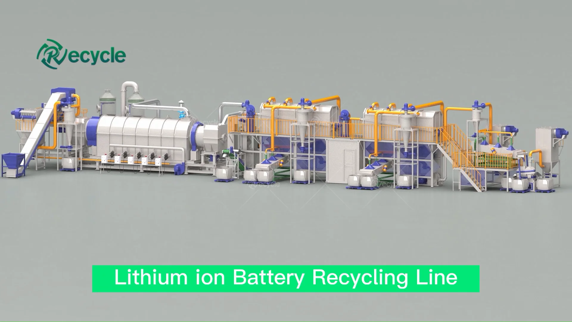 Newest Design Ev Lithium Battery Recycling Machine Waste Battery