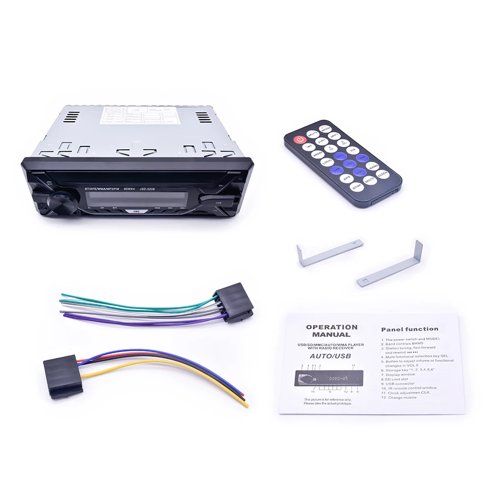 Modern Style Fast Sound System Charging Dual Usb Fm Player Mp3 Car Radio