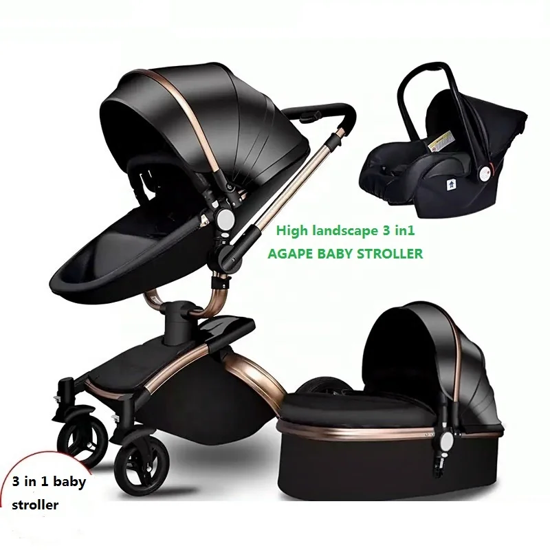 Babyfond Baby Stroller 5 In 1 Luxury Carriage System