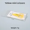Yellow mini scissors