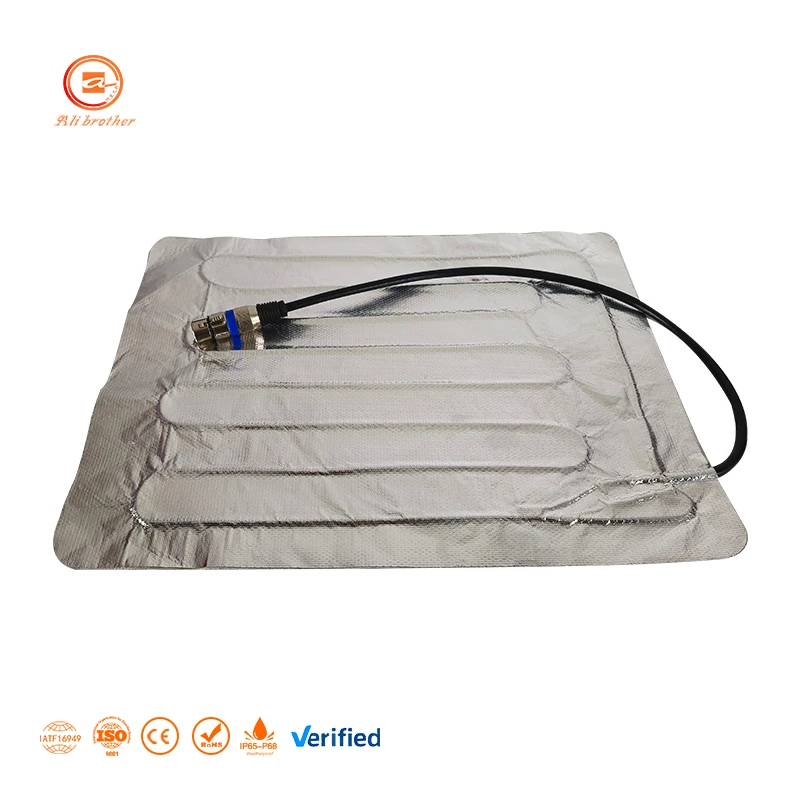 Customized  Glass fiber cloth with aluminum foil heating sheet heating element manufacture