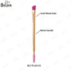 BLF-PLS04-03 Gold tube+Rose red hair