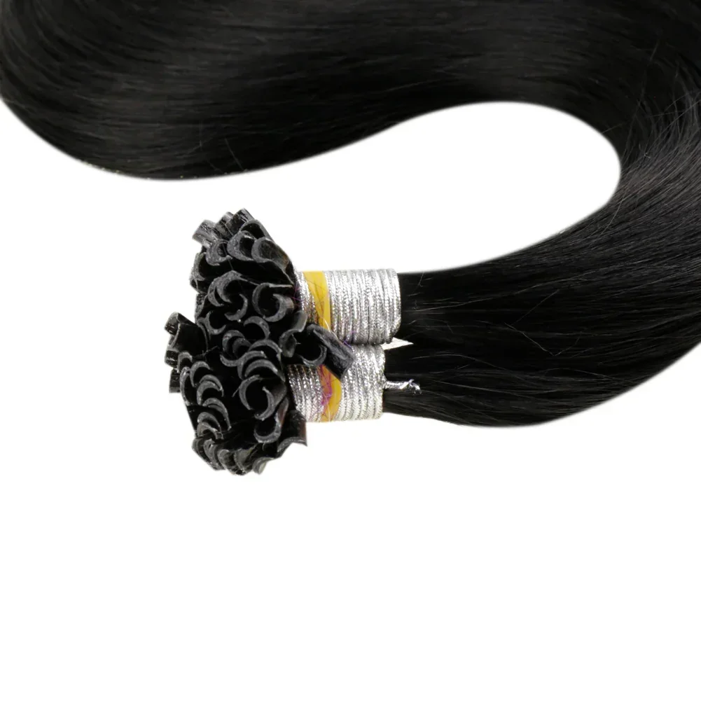 Laavoo Human Hair Extensions Remy U-tip Pre-bonded Human Hair_voghion.com