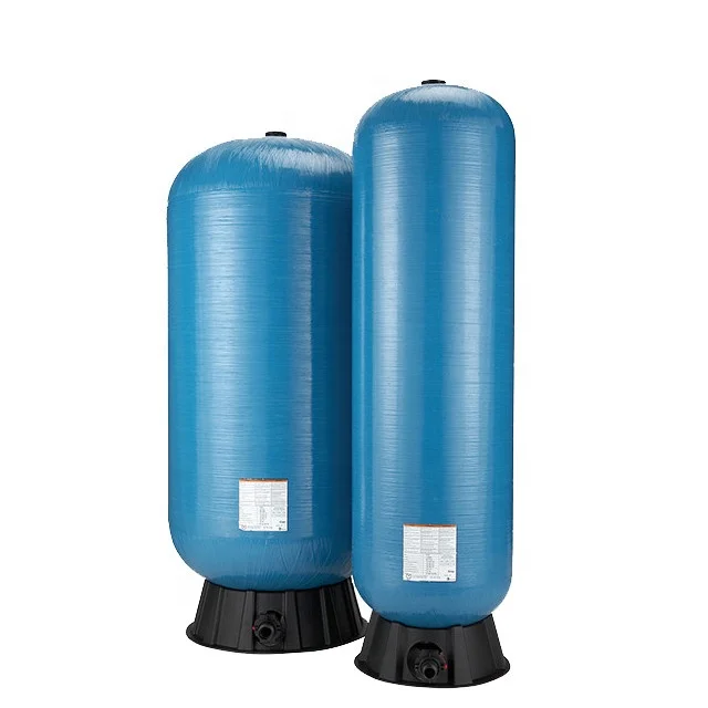 Complete Set Backwash Filter Media and Softener FRP Tank With Auto Control Valve Water Distributor for Water Treatment Plant