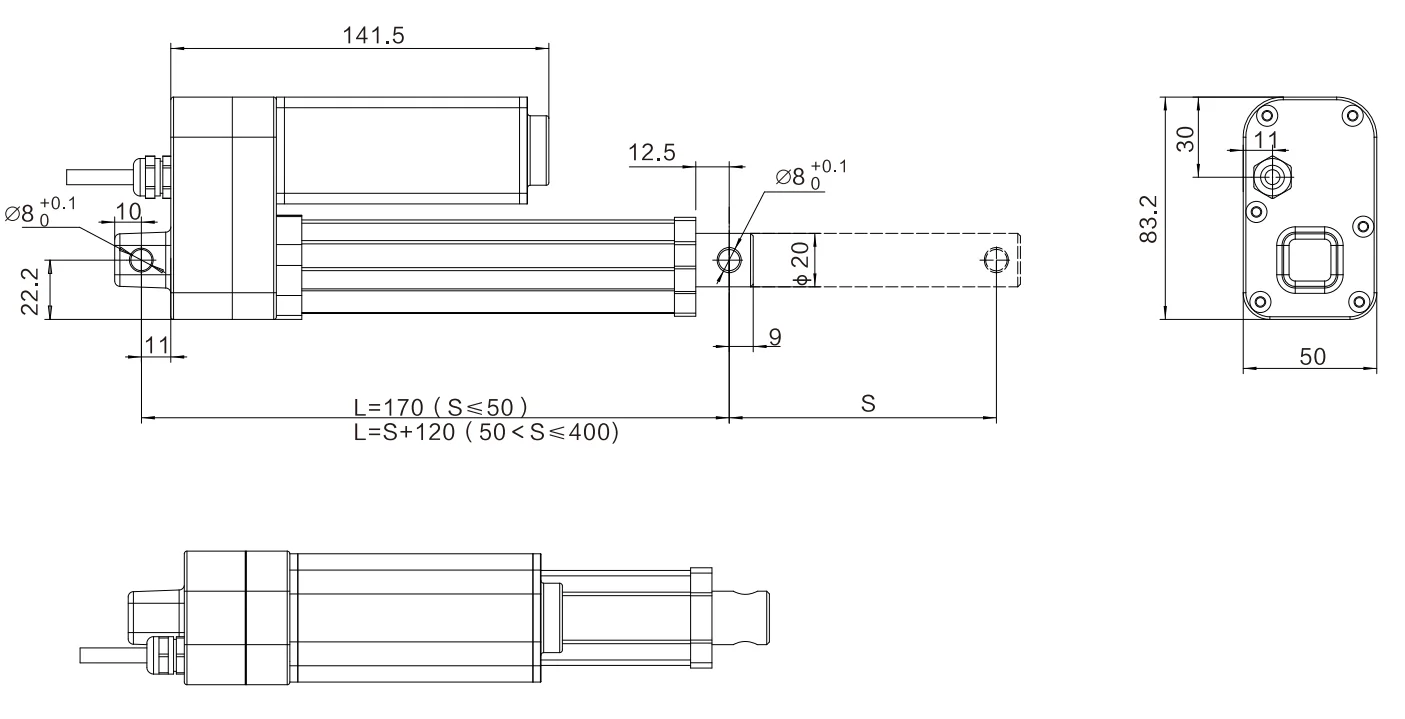 Ningbo Summit La10 Linear Actuator Ip68 For Home Outdoor Use Buy