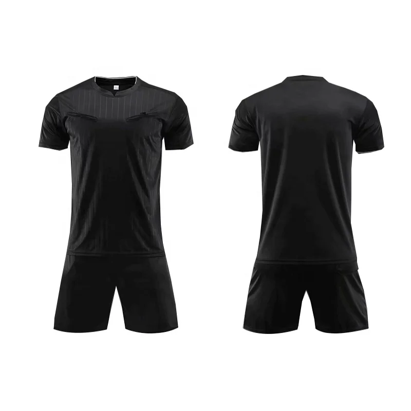 Black Polyester Club Football Jersey