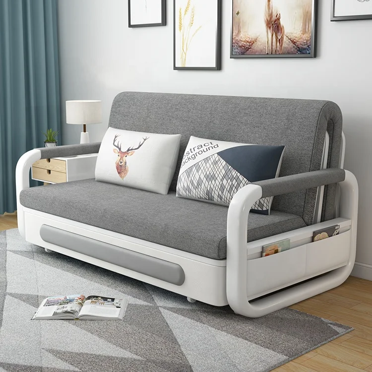 Modern Folding Sofa Cum Bed - Multifunctional Fabric Couch for