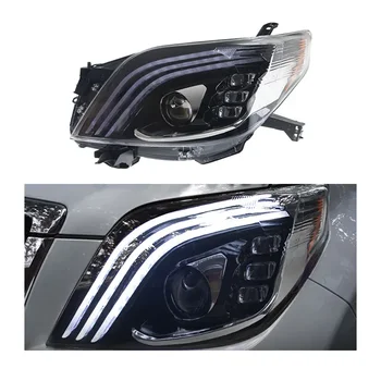 YBJ car accessories Upgrade to Maybach style LED headlamp plug and play for TOYOTA LAND CRUISER Prado 2010-2013 LED headlight