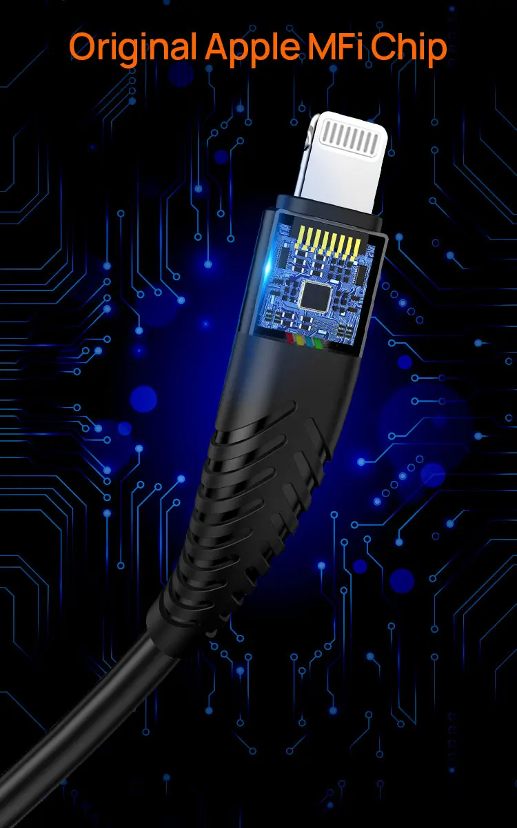 Original Mfi Certified Lighting Fast Charging Wire 8pin C89 For Apple