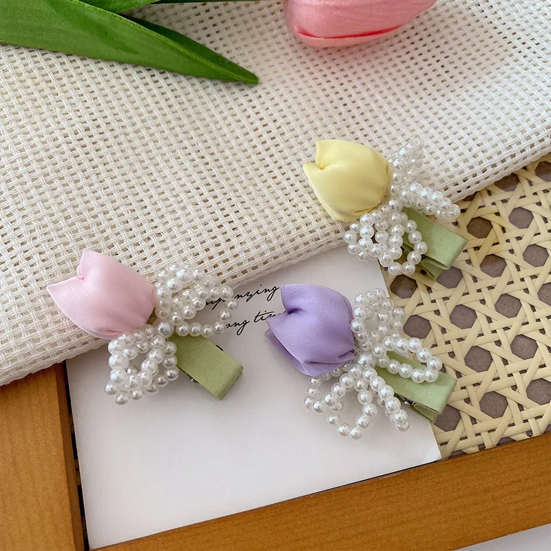 Заколка для волос с жемчугом