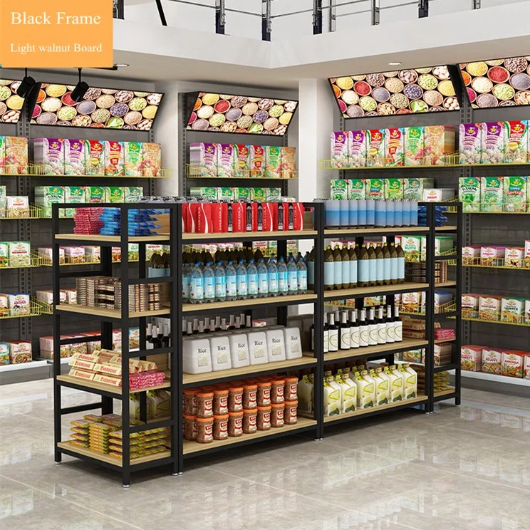 Grocery Store Display Racks /shelves For General Store Supermarket ...