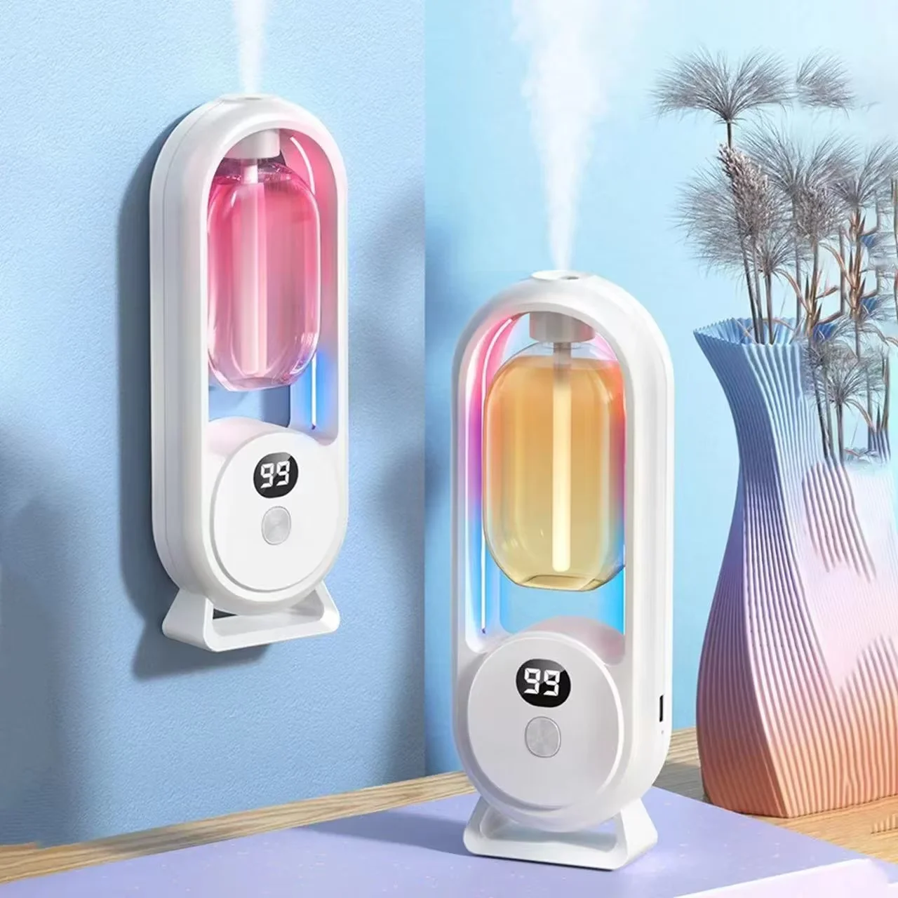 Digital Display Home Perfume Machine with Automatic Aromatherapy Hotel Diffuser Scent Diffuser Machine Air Freshener
