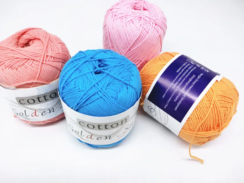 Baby Soft 55 Acrylic 45 Milk Cotton Blended Art Crochet Hand Knit