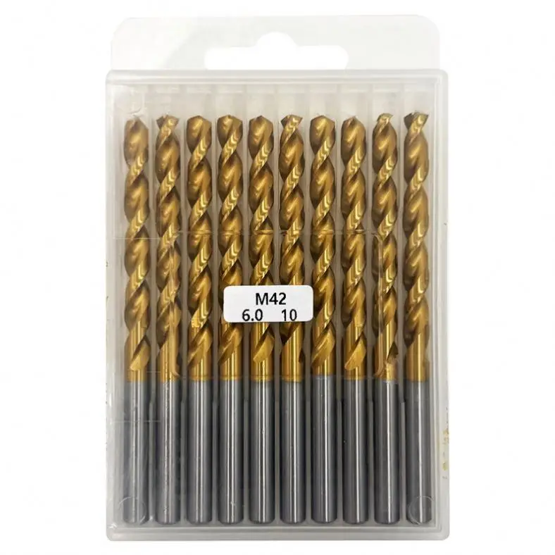 TEBAK Solid Carbide Drill HRC 60 for Power Drills  Router Bit Suitable for Steel  Stainless Steel with Diamond Surface Finish