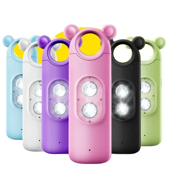 135DB Recharge Portable Emergency SOS Security Self Defense Alarm Keychain Personal Alarm for Women Children Elders