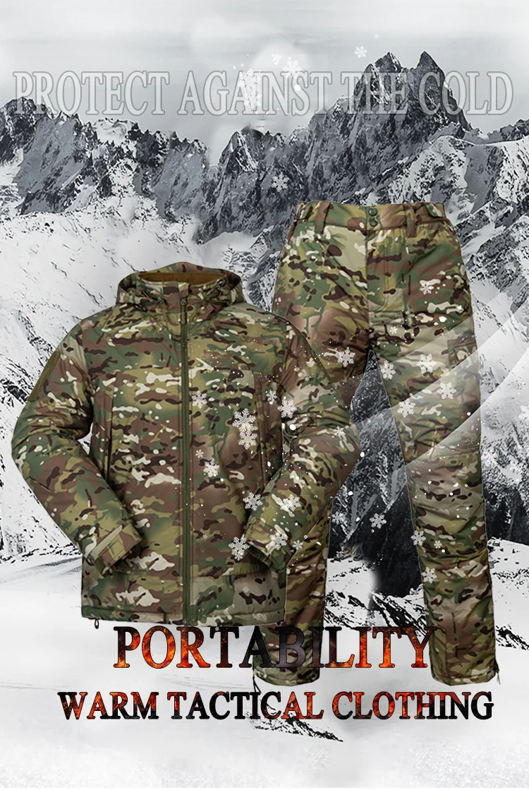 Waterproof Uniform Winter Camouflage Tactical Suit