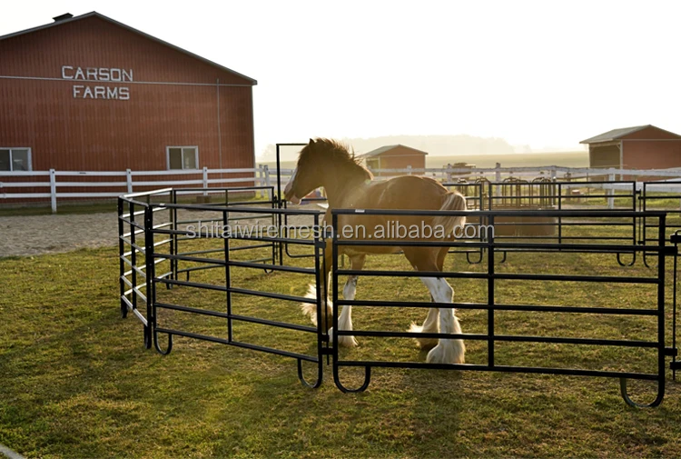 Heavy Duty Cattle Horse Corral 4 X 7 Feet Panels Livestock Fence Panel ...