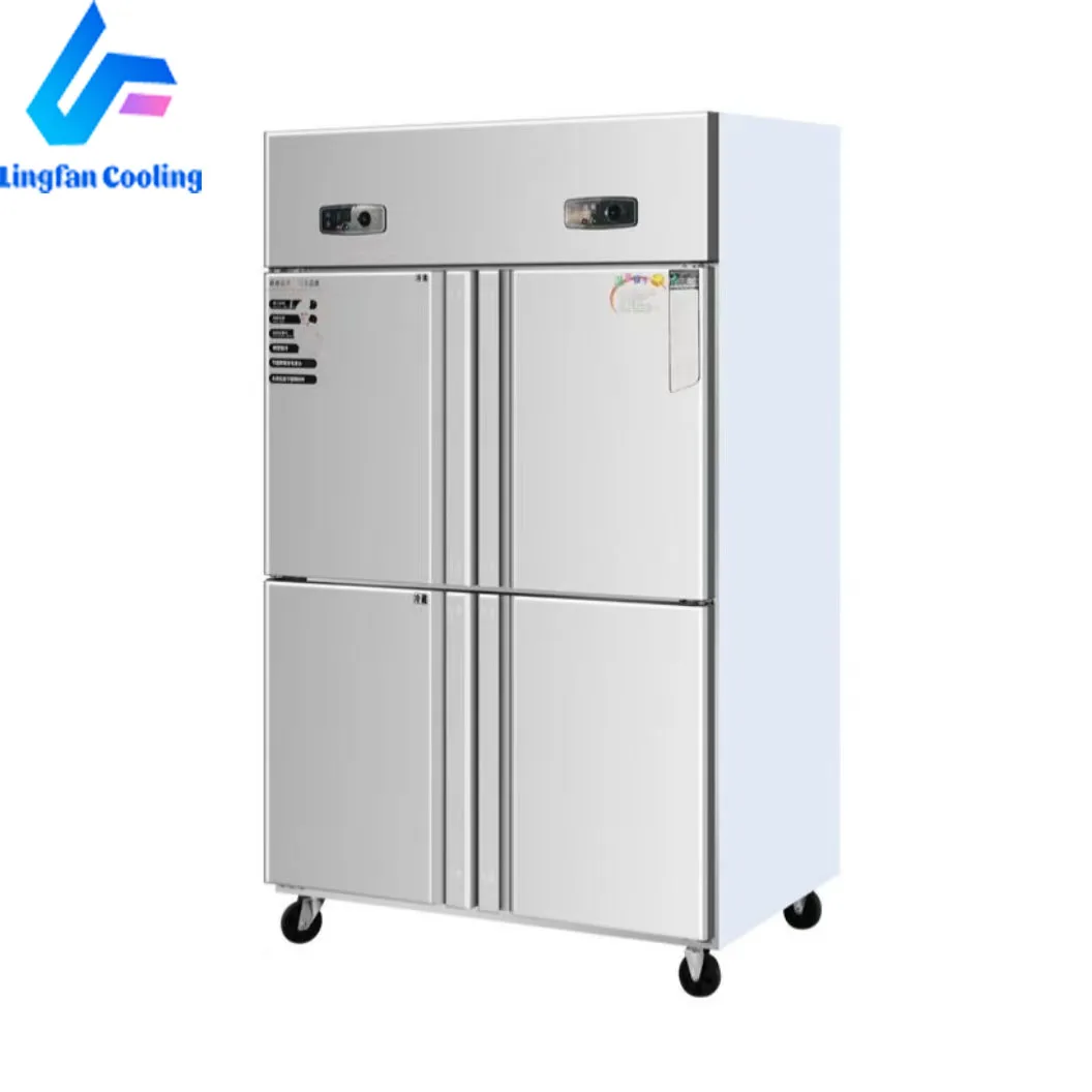 Four-door Refrigerator with Separate Freezer Compartments