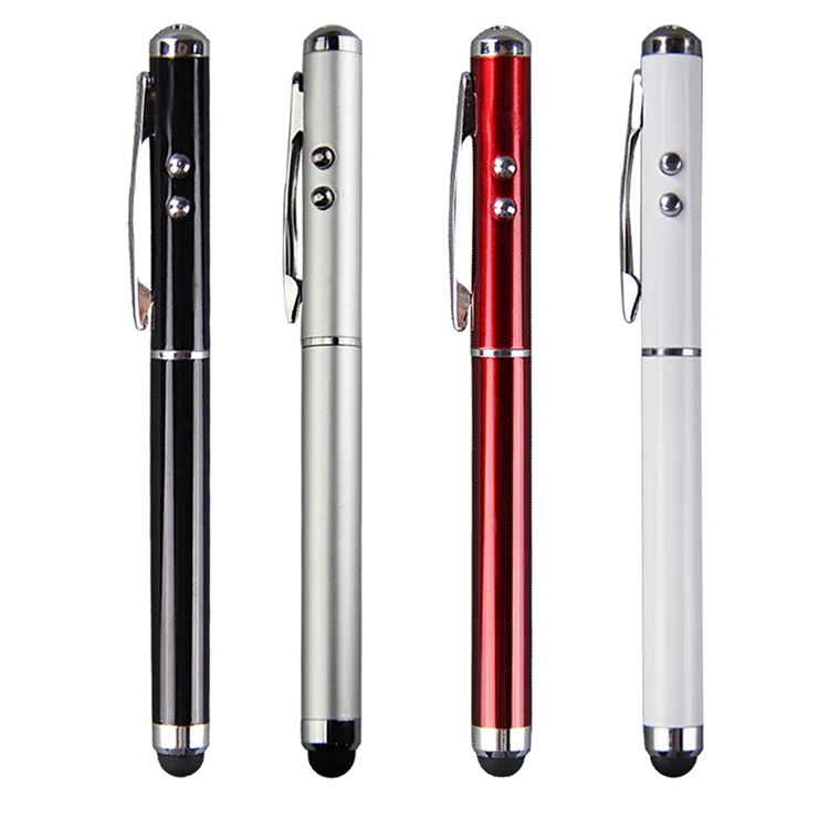 4 in 1 Computer Drawing Pen Small Metal Touch Screen Stylus Pen
