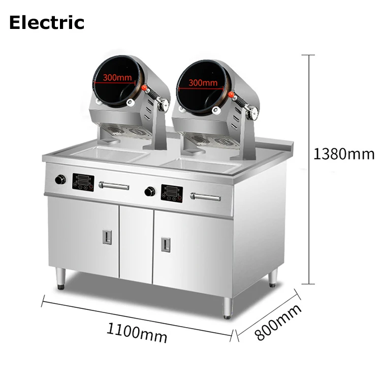 Large Electric Meat Cooking Mixer Machine Smart Automatic Rice Cooking Robot