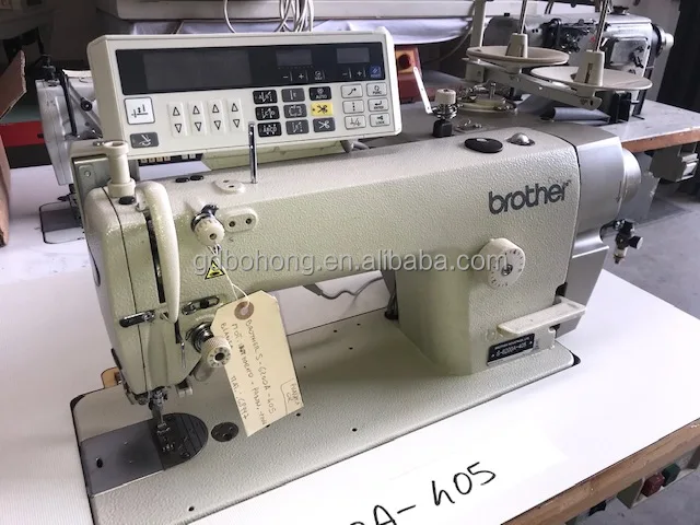 中古日本ブランドブラザー6200単針本縫いミシン、衣料品産業に適用可能