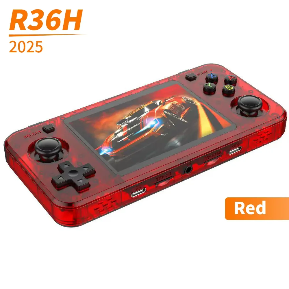 Consola Retro Portátil R36H Con 15.000 Juegos | Pantalla De 3,5 Pulgadas Y Doble Joystick 3D | Regalo Para Gamers