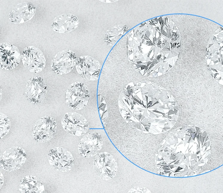 Wholesale 0.13.5 Carat Lab Grown Diamond Vvssi 1carat Round Brilliant