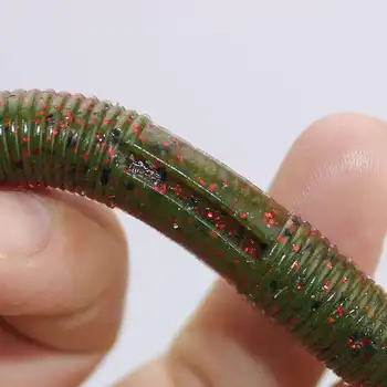 Cheery 13.5cm 10g Senko Worm Soft Plastic Lure Texas Rig Lure Senco Maggot Salty Baits for Freshwater Fishing 50mm Size – Soft Lure – view 3