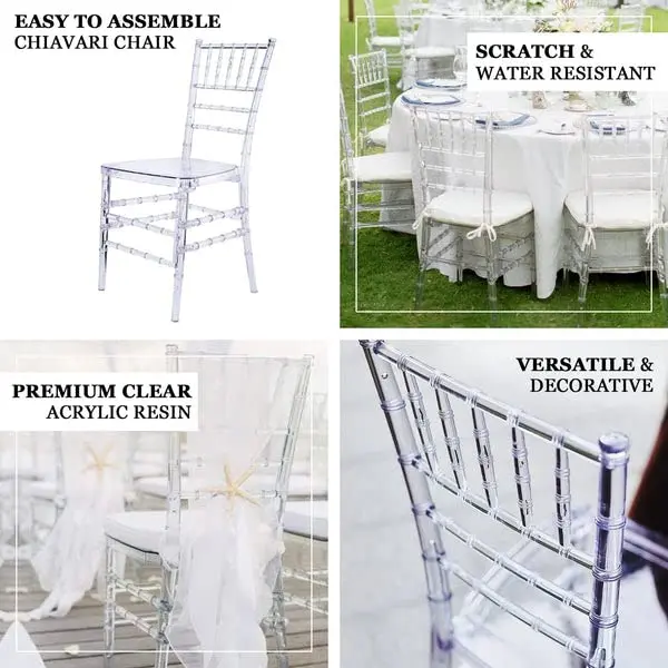 Hotel Wholesale Kd Design Wedding Party Tiffany Transparent Acrylic ...