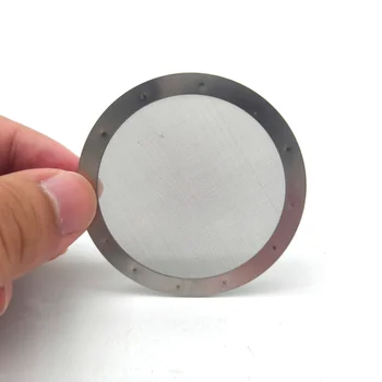 Filtre DXQ Acier Inoxydable 50µm - Lot De 2 - Diamètre 50 Mm - Pour Extraction Pure Et Haute Qualité ADDIPURE
