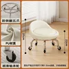 White TPR Silent Bearing Wheel