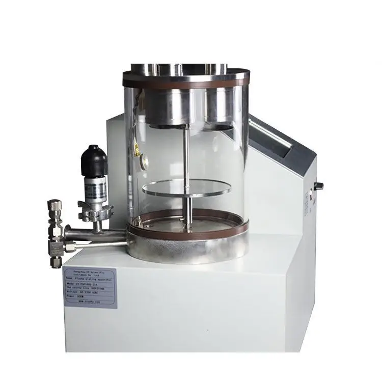 Mini Plasma Gold Sputtering Coater 3 Rotary Plasma Sputtering Coater Chrome Plating PVD Vacuum Coating Machine