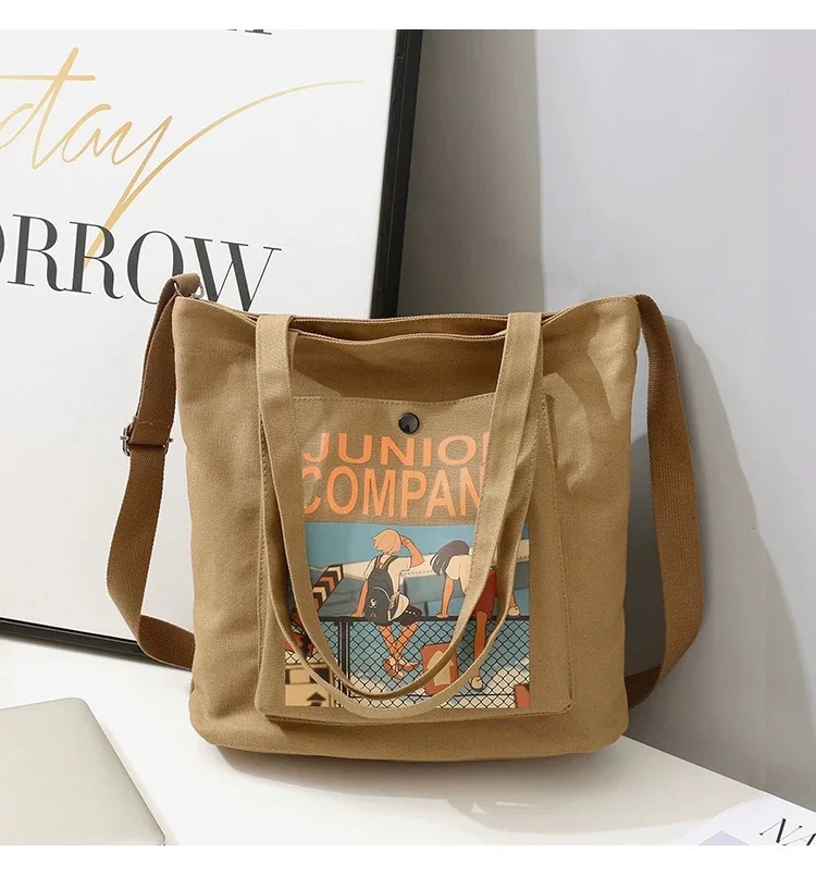Factory HOT Sale Canvas Bag OEM Custom Printing Shopping Bag Reusable Women Canvas Tote Bag
