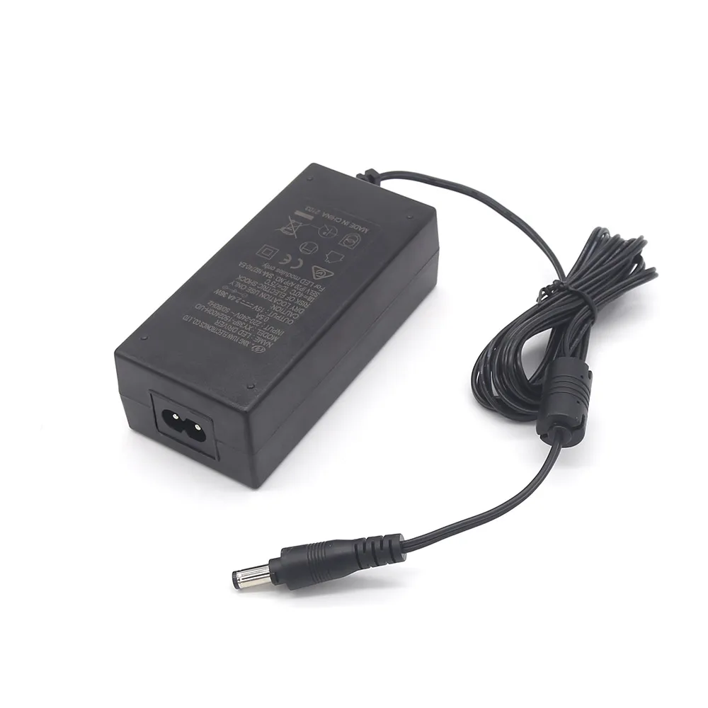 China Supply Desktop Power Adapter 24V 1.5A 15V 2.4A AC to DC Power Supply  12V