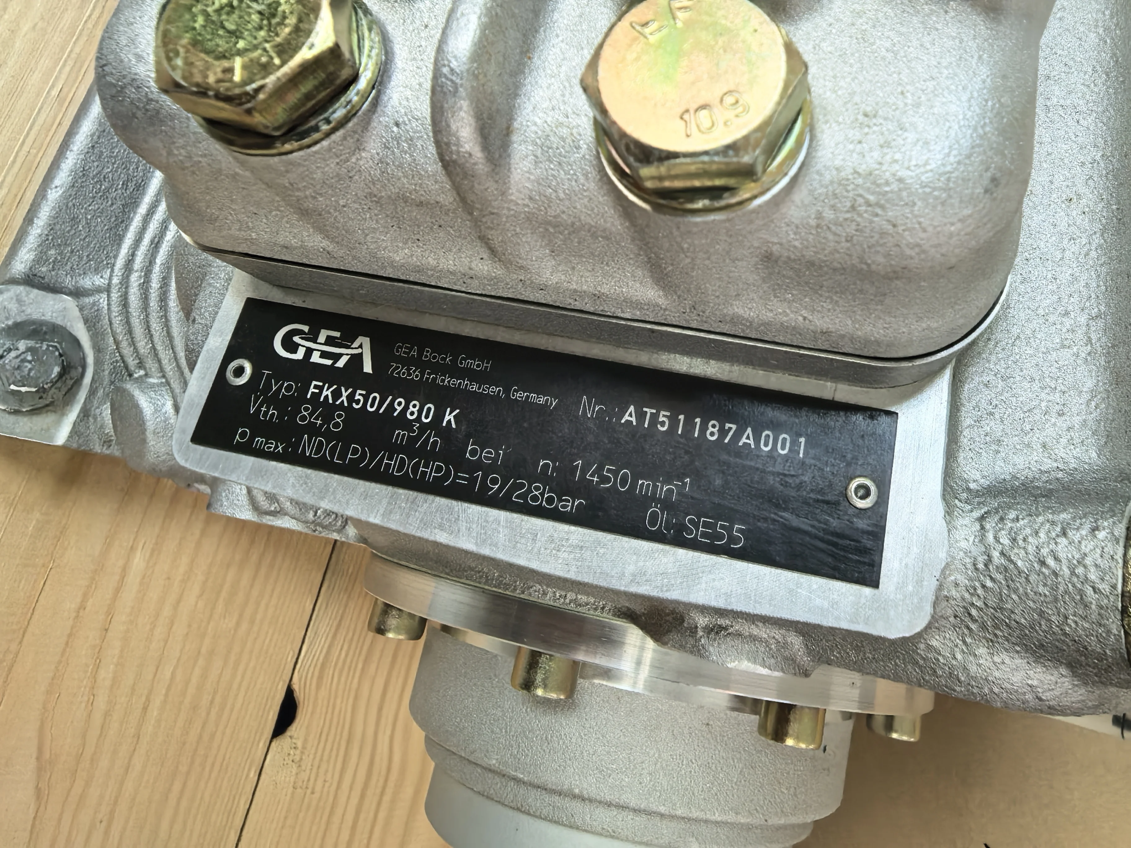 Compressor, 24V, 980K - detail 12