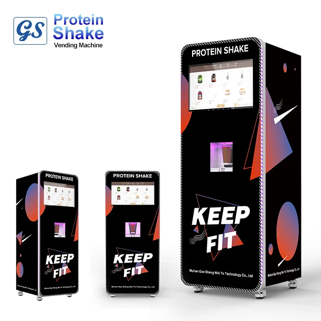 Popular Protein Shake Vending Machine Automatic Touch Screen Gym Cold Mixed Drink Coffee Vending Machine