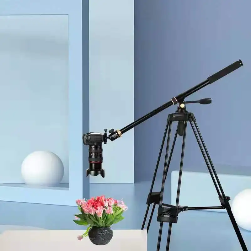 BEI KE Q77 HlinÃ­kovÃ¡ Slitina PÅÃ­ÄnÃ½ StÅedovÃ½ PÃ³l NastavitelnÃ½ Stativ Video Osa Pro FotoaparÃ¡t A Smartphone