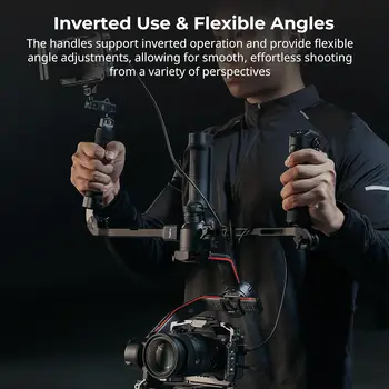 SmallRig Focus Control Dual Grip ForRS2/RS3 Pro/RS4/RS4 Pro Gimbal Stabilizer,Joystick Operation,Mode Switching,Max Load 17.6lb detail image