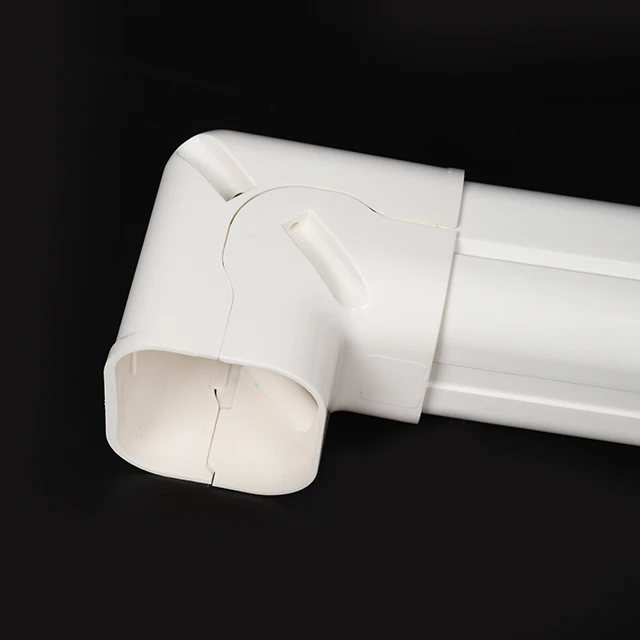 Easy Installation HVAC PVC Ducts Line Set Cover AC Air Conditioner Decorative Pipe Cover Air Conditioning Trunking