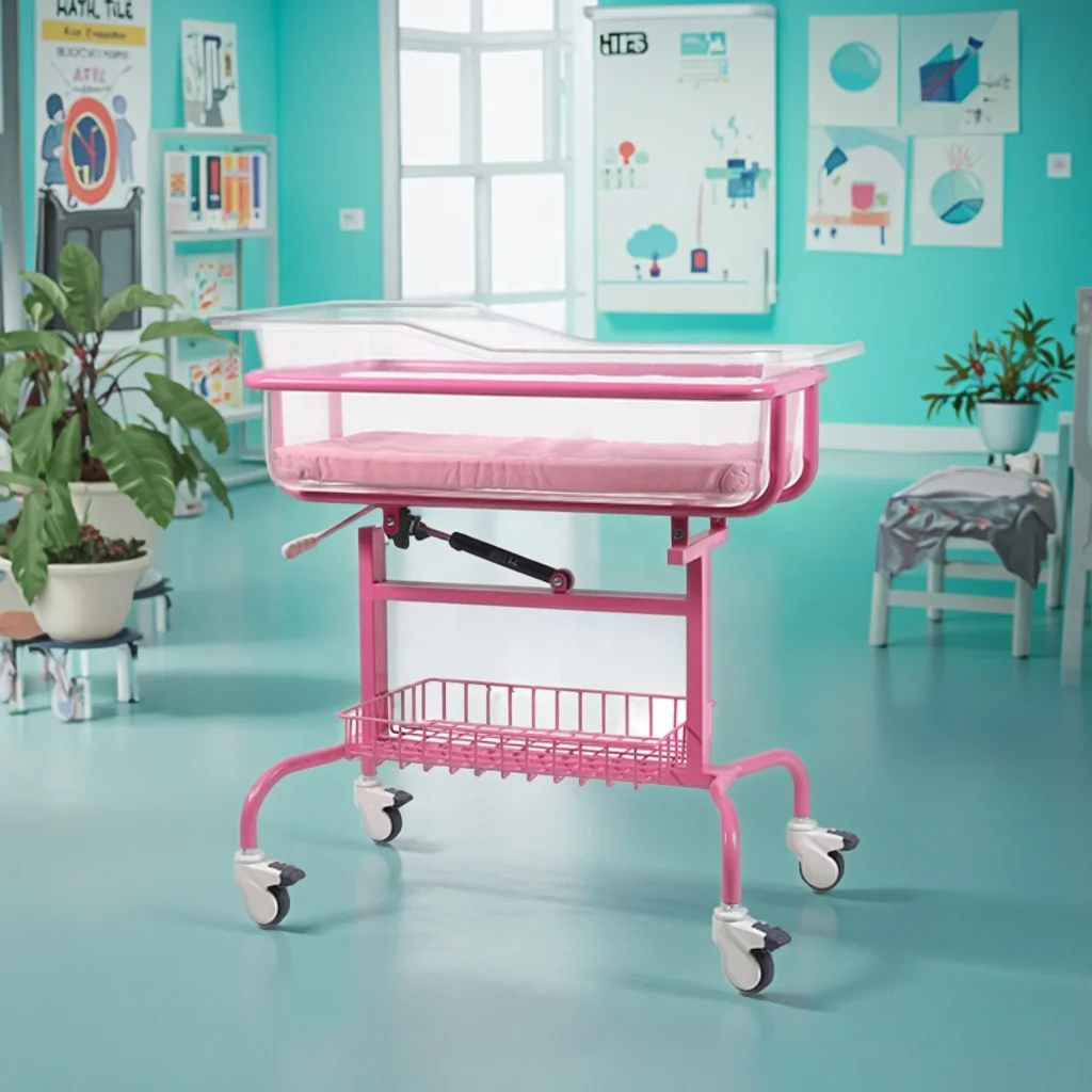 Cold Rolled Steel & SUS304 Modern Hospital Bed Infusion Function Foldable Durable Multi-Function Trolley for Hotel and Gym Use 5