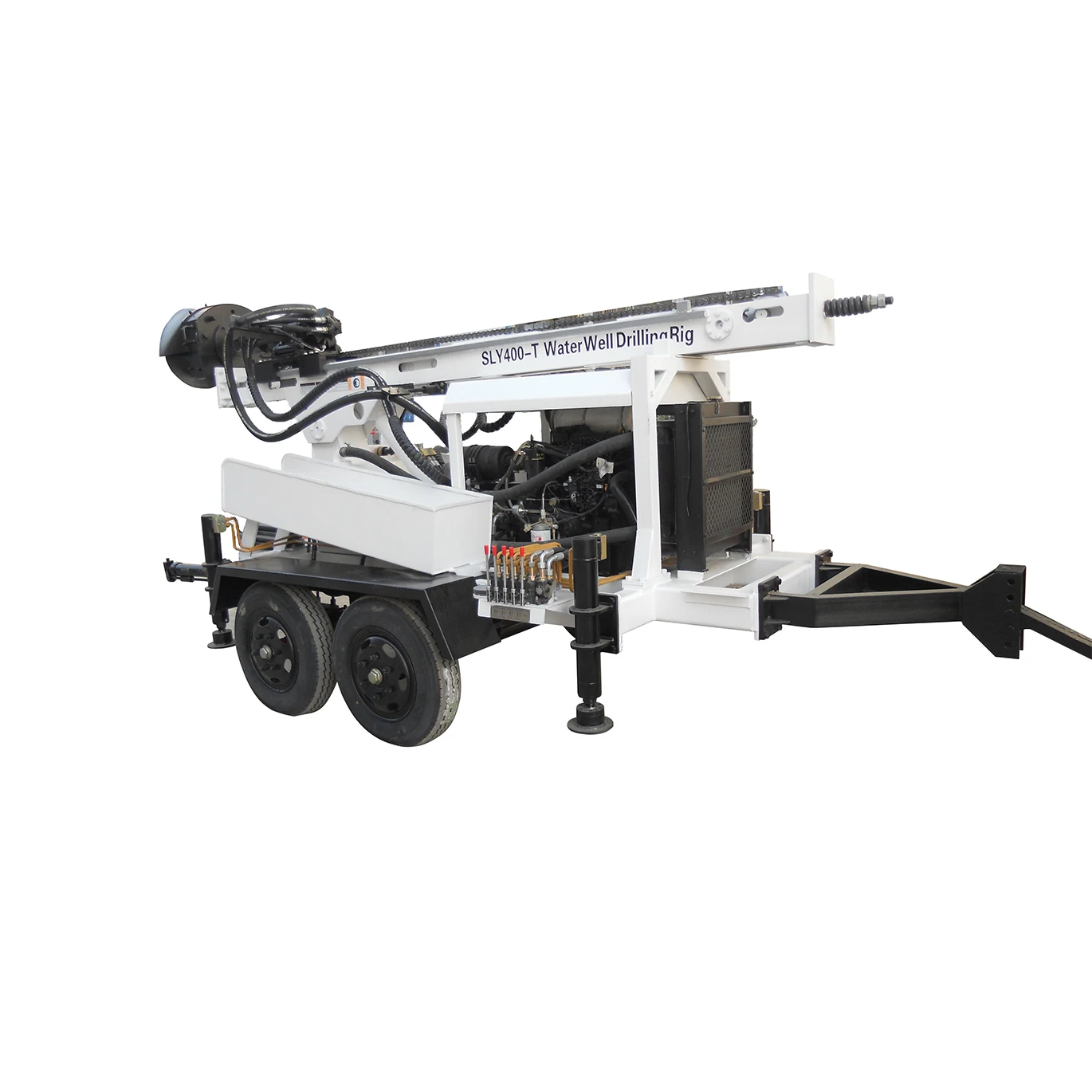 Portable trailer mounted Water Well Drilling machine SLY410