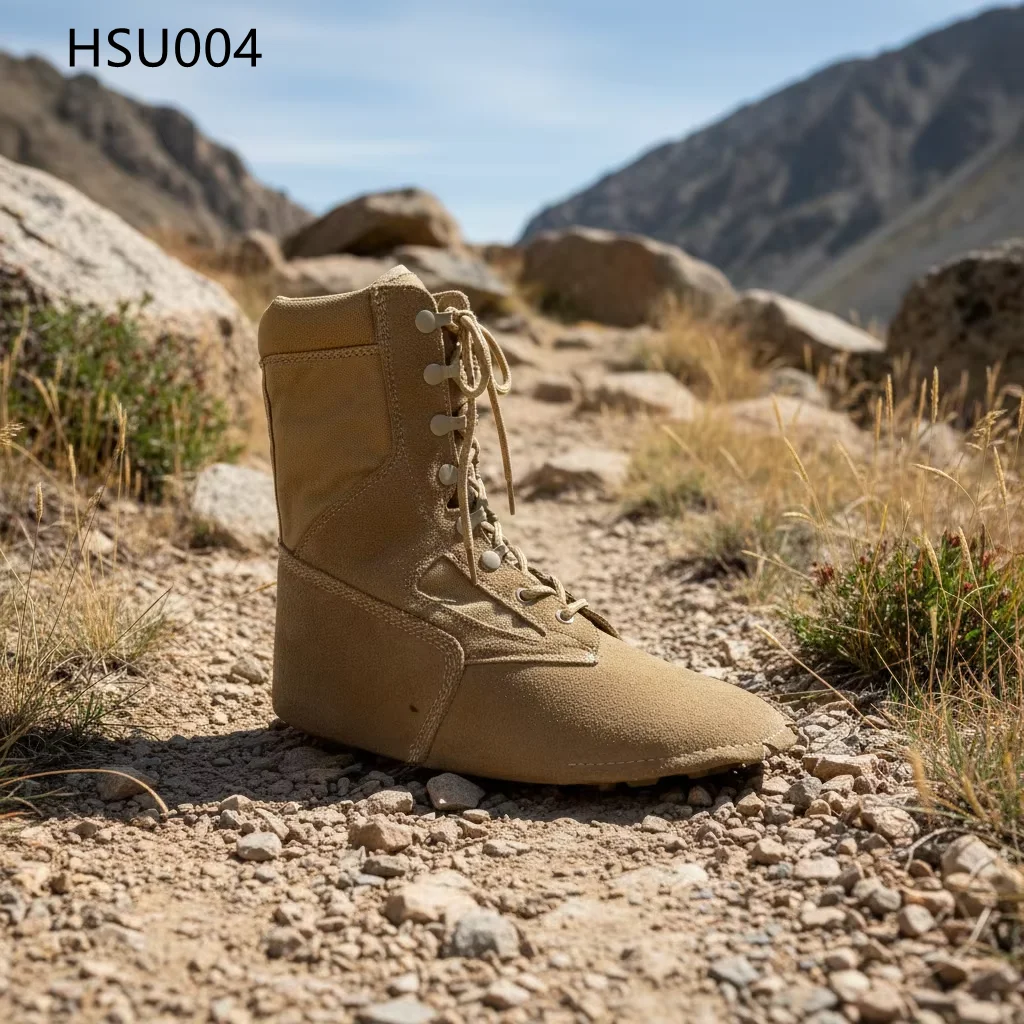 HY,Factory Output Anti-tear Suede Leather Marching Boots Upper Anti-scratch Semi-finished Product Boots Vamp for Sale HSU004