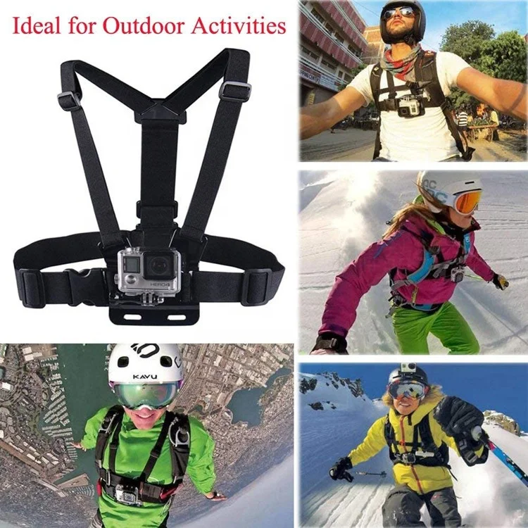 
 Aipaxal Регулируемая Производительность Экшн-камера грудь Крепление ремня безопасности для экшн-камер Gopro  