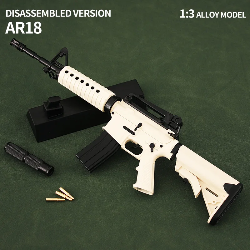 Source AR 18 goat gun alloy gen 5 model Ar15 replica 14 3D Metal goat toy  guns model on m.