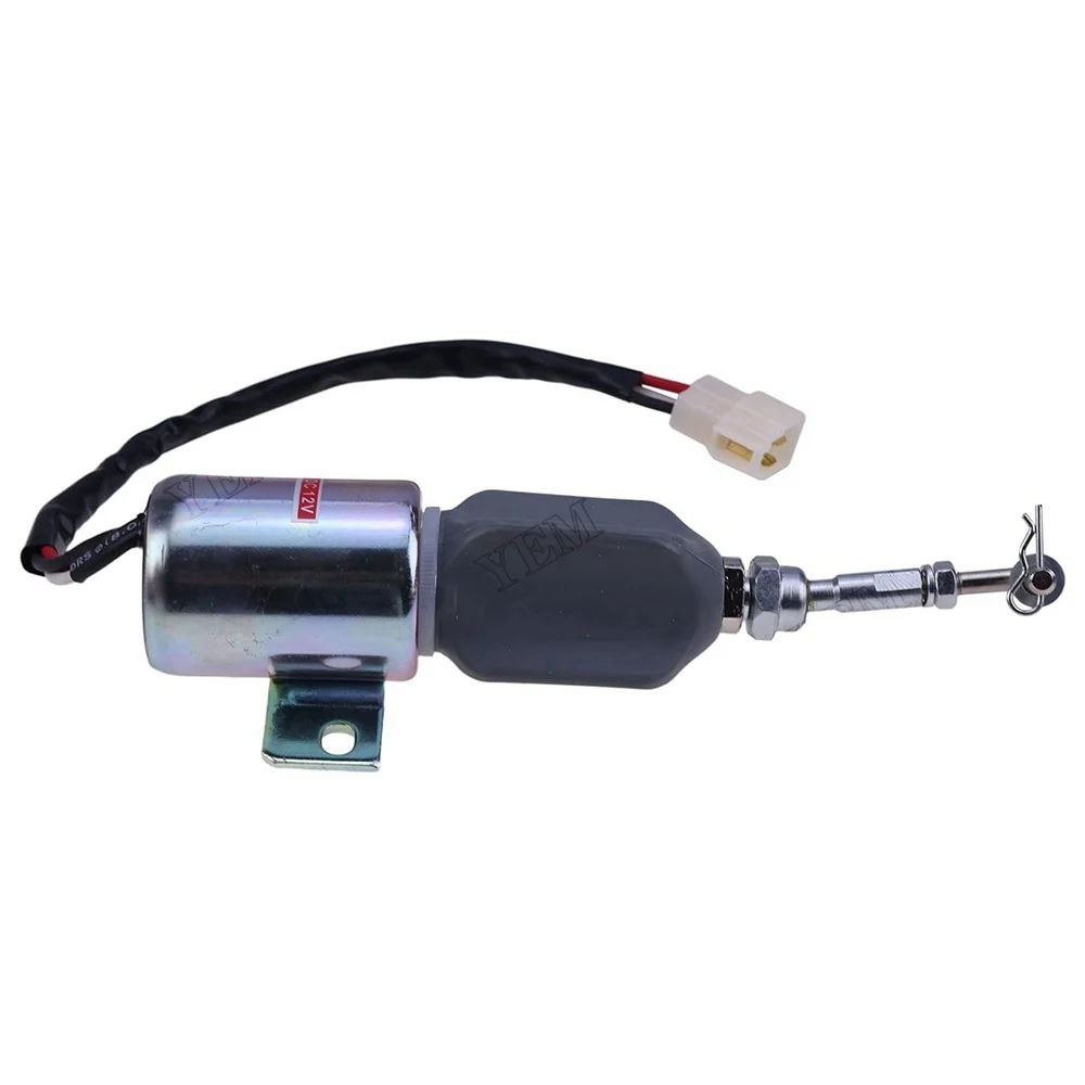 12V Stop Solenoid 1700-1512 1751ES-12E6ULB1S5 for Perkins 404 Woodward 1700 Series