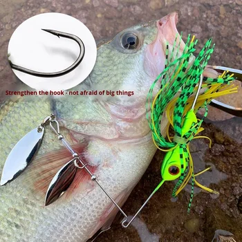 CHEERY Lure Spinning Metal Live Bait Composite Glitter Full Water Layer Long Cast Anti-Hook Bottom Bionic Bait for Bass – Metal Jig – view 5
