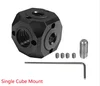 Single Cube Mount Black