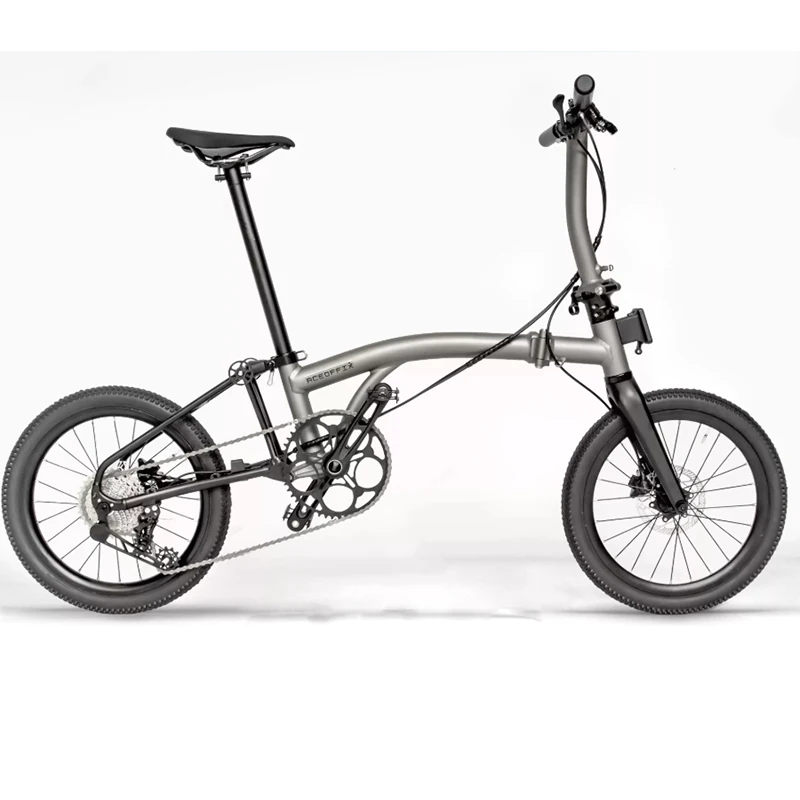 Aceoffix D10 三つ折り自転車 18インチ | 8.5kg | T800 カーボン